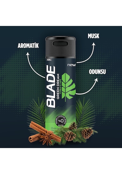 Blade Green Dream Erkek Sprey Deodorant 200 ML