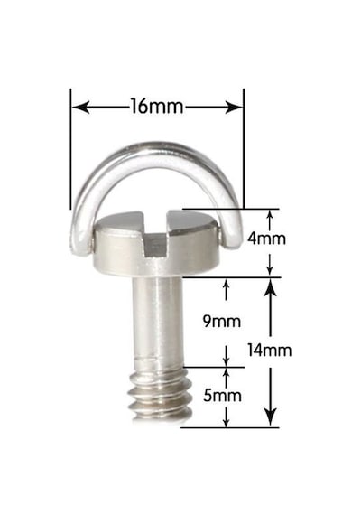 Tripod, Quick Release Plate Içi 1/4 Inç Uzun Şaftlı Tripod Vidas