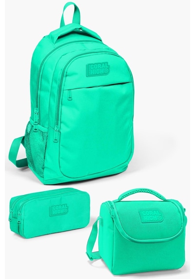 Coral High Kids Su Yeşili 3 Lü Okul Çanta Seti Set0114395