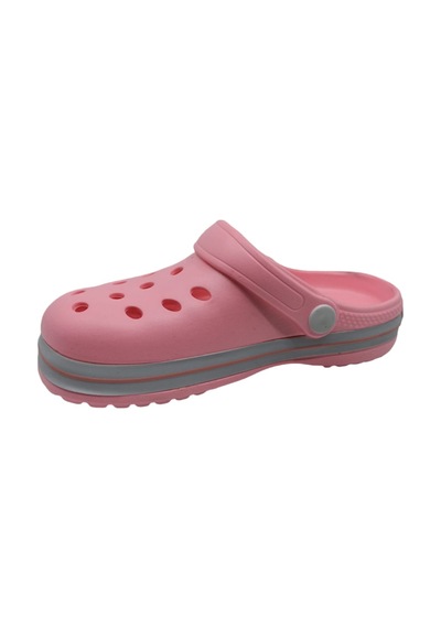 Akınalbella 260 Çocuk Penbe - Beyaz Plaj Havuz Banyo Günlük Terlik Sandalet Pembe
