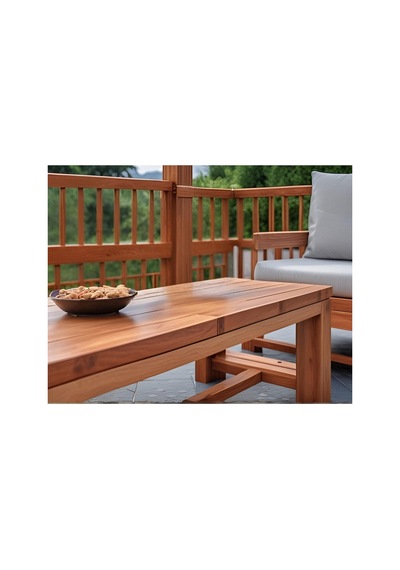 Ahşap Takım Mobilya Oturma Grubu Rahat Ve Ergonomik Bahçe Balkon Ve Teras İçin Kahve Ahşap Takım Mobilya Oturma Grubu Rahat Ve Ergonomik Bahçe Balkon Ve Teras İçin Kahve