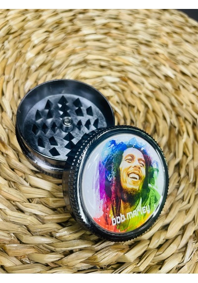 BobMarley Metal 2Parça SivriDiş TutunÖğütücü Grinder 50mm