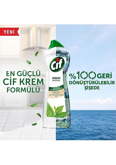 Cif + Domestos + Omo Temizlik Paketi 4'lü Set