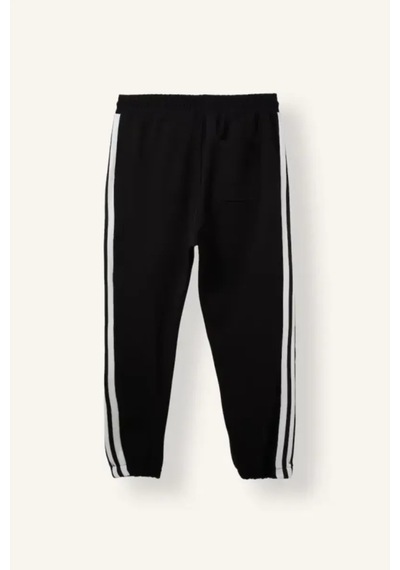 Defacto Regular Fit Yan Biyeli Lastikli Paça Jogger Eşofman Altı E9665ax26aubk81 Siyah-bk81