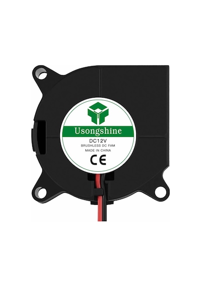 Alkatronik-Dc 12V 40X40Mm Salyangoz Fan Soğutucu Türbin Turbo Radyal Yazıcı