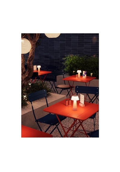 Ikea Sundsö Katlanabilir Masa, Parlak Turuncu, 65x65 Cm