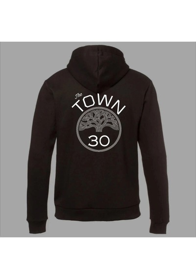 Startmore Oversize The Town Curry Kapüşönlu Hoodie Beyaz Siyah