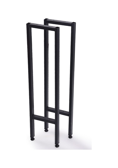 Metal Dresuar Konsol Çok Amaçlı Masa Ayağı 2 Adet Ayak 83 Cm Mobilya Ayağı Siyah