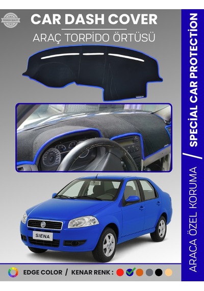 Fiat Siena 2005-2012 Torpido Örtüsü Ön Göğüs Koruma Araca Özel Kaymaz - 631 Stiloto