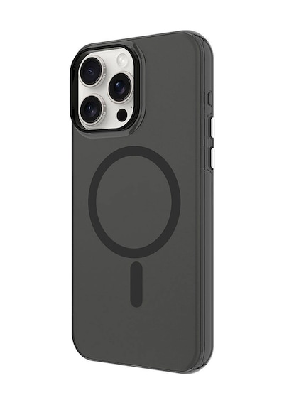 Nourthkiingdom Apple Uyumlu iPhone 15 Pro Max Nrtk Magsafe Şarj Özellikli Buzlu Transparan C-pro Sert Kılıf-derin M Derin Mor