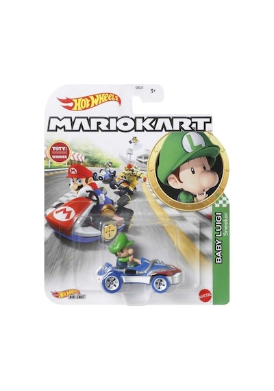 Hot Wheels Mario Kart Karakter Araçlar Baby Luıgı Hdb28