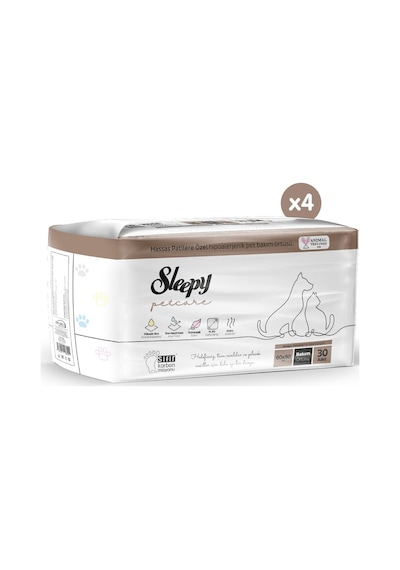 Sleepy Petcare Pet Bakım Örtüsü 60 x 90 CM 4 x 30 (120 Adet)