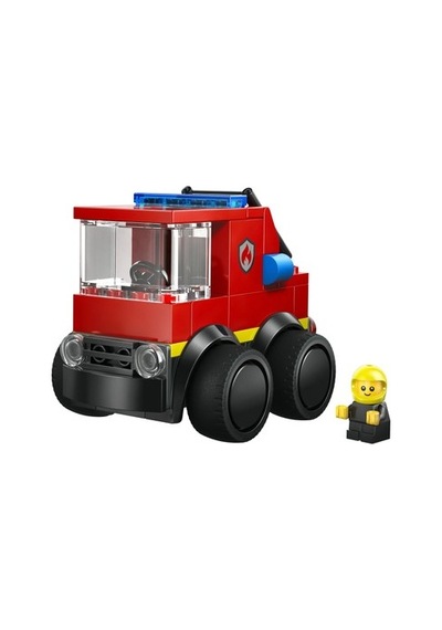 Lego İtfaiye Kamyonu Seti - Mini Araba Ve İtfaiyeci Figürü İle Eğlenceli
