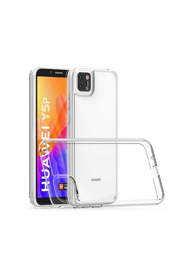 Huawei Y5P Kılıf Zore Coss Şeffaf Sert Silikon Kılıf Renksiz