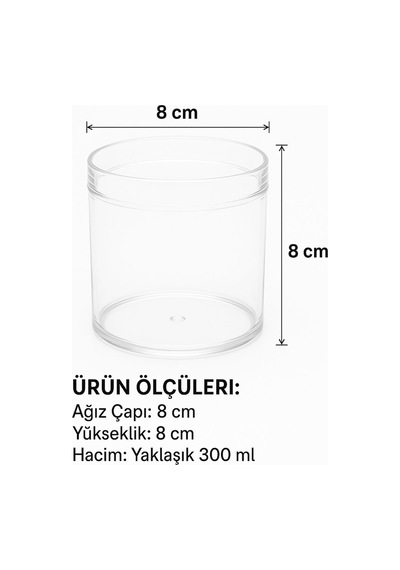 10 Lu Şeffaf Sunum Kabı 300 Ml Tatlı, Salata Ve Aperatif Servisi İçin Pratik Kullanım