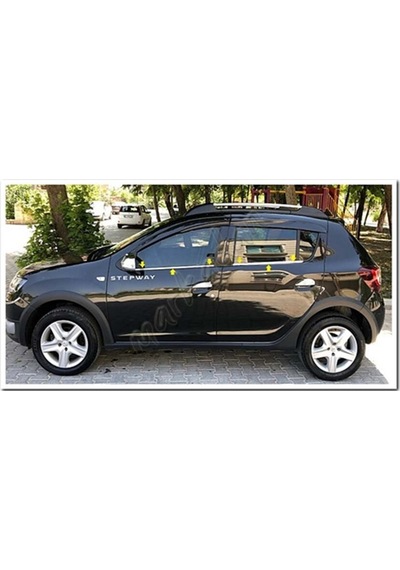 Markadan Dacia Sandero Krom Cam Çıtası 2012 Sonrası 4 Parça   Pasla