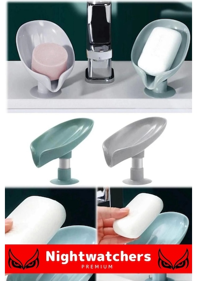 Şık Tasarım Tezgah Üstü Mutfak Banyo Bulaşık Lavabo Vantuzlu Su Tutmaz Giderli Katı Sabunluk Çok Renkli