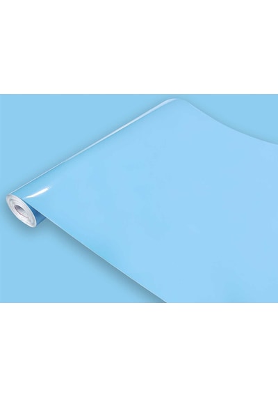 D-c-fix 176-0506 Düz Parlak Bebek Mavi Kendinden Yapışkanlı Folyo 45 Cm X 1 Mt