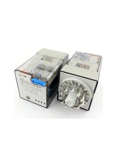 Finder 60.13.9.024.0040 ,24vdc 3a3k/10a Yuvarlak-11-pin Röle