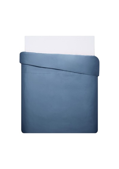 Linens Mix&match Pamuk Tek Kişilik Saten Nevresim Kılıfı İndigo