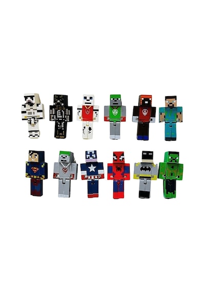 12'li Süper Kahraman Oyuncak Figürleri 23 Parça Lego Yapı Oyuncak