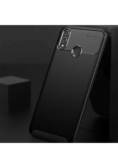 Huawei Honor Play Kılıf Zore Negro Silikon Kapak Siyah
