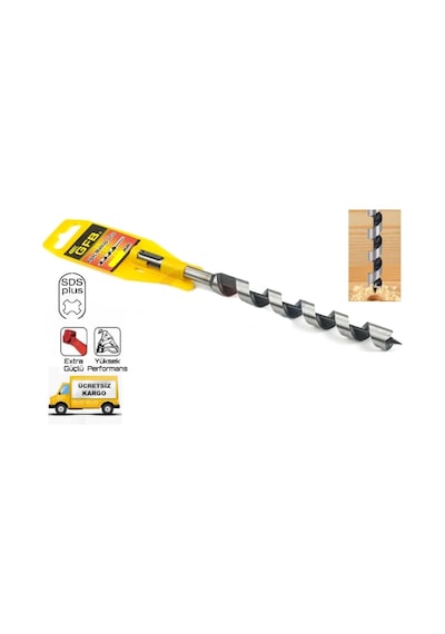 Gfb Ağaç Delme Matkap Ucu Sds Plus (12*250mm)12x250