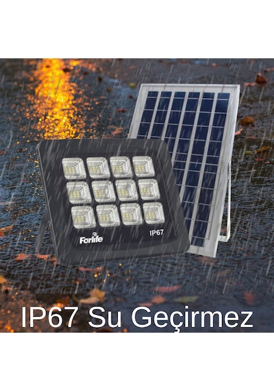 Forlife 120 Watt Güneş Enerjili Solar Projektör