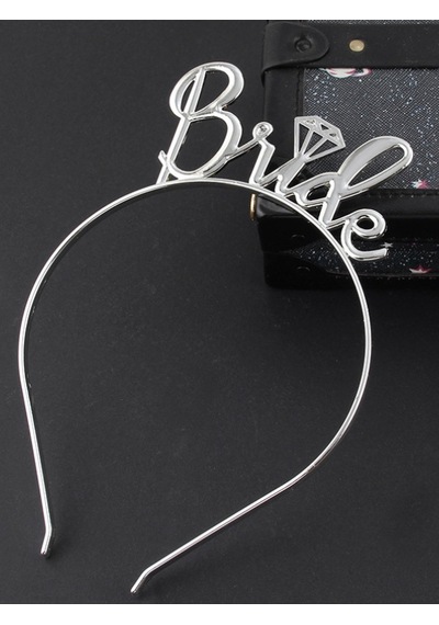 Bride Yazılı Bekarlığa Veda Partisi Metal Gelin Tacı Bride Taç 18.5 Cm X 13.5 Cm