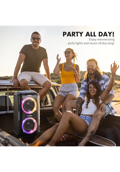 W-King T9 Pro 250w Party Box 24S Bluetooth 5.3 Hoparlör