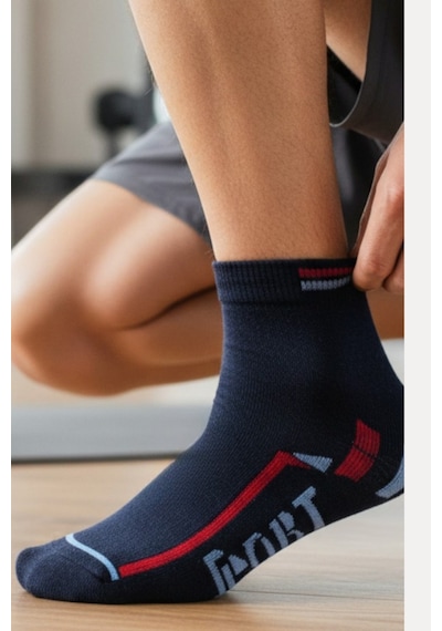 Socketta Erkek Spor Desenli Likralı Tabanaltı Havlu Patik Çorap Premium Siyah-gri-lacivert Socketta Erkek Spor Desenli Likralı Tabanaltı Havlu Patik Çorap Premium Siyah-gri-lacivert