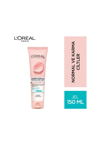 L'oréal Paris Değerli Çiçekler Temizleme Jeli Normal Ve Karma Ciltler 150 Ml