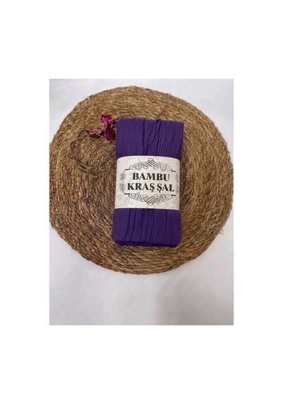 ALDAIYR Bambu Kraş Hijab Lavanta