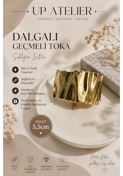 Trend Çelik Dalgalı Model Toka Altın