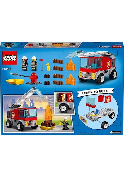 LEGO® City 60280 Merdivenli İtfaiye Kamyonu 88 Parça