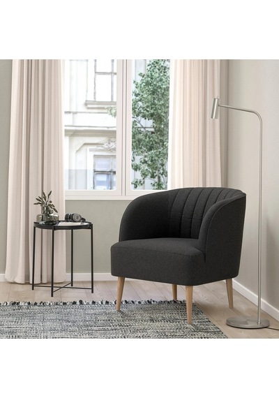 Ikea Koyu Gri Lüks Berjer Koltuk