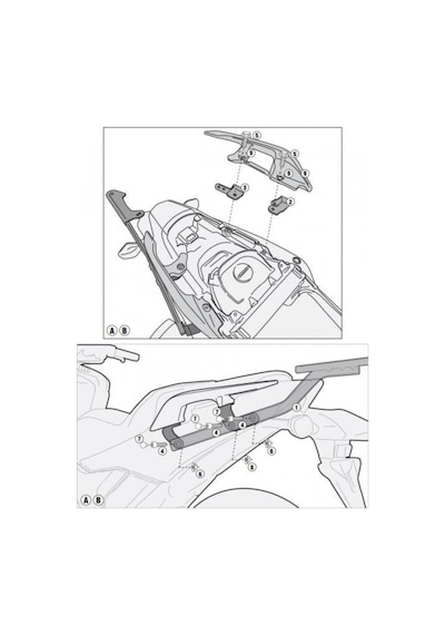 1127Fz Honda Integra 750 14-15 Arka Çanta Taşıyıcı