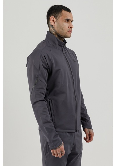 Airlife Power 22 Cr Line Tam Boy Fermuarlı Erkek Dik Yaka Sweatshirt Smoked Füme