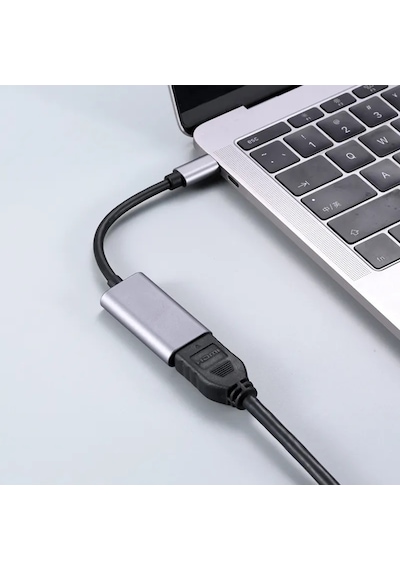 Usb 3.1 Type C To Hdmı Dönüştürücü 4k 30hz Apple Uyumlu MacBook Laptop Görüntü