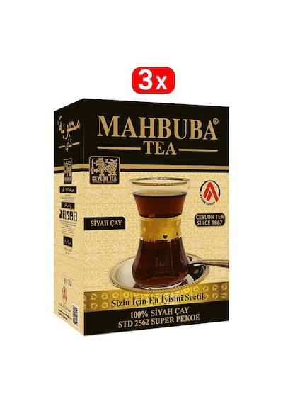 Mahbuba STD 2562 Süper Pekoe Ceylon Seylan Siyah Çay 3 x 800 G