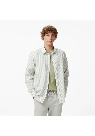 Nautica Regular Fit Çizgili Erkek Gömlek W65445t Yeşil