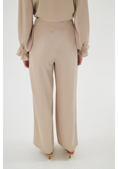Senna Elegance Pantolon Bej Bej