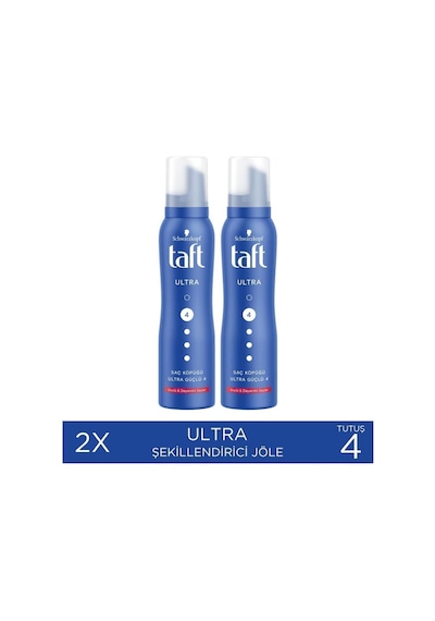 Taft Ultra Saç Köpüğü 2x150 ML
