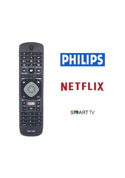 Philips Uyumlu 55Pus7304 Netflix Tuşlu Smart Led Tv Kumanda Rm-L1285