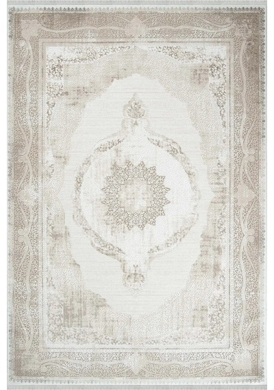 Hoom Rugs Doku 2106 Bej Modern Salon Halısı Bej - Krem