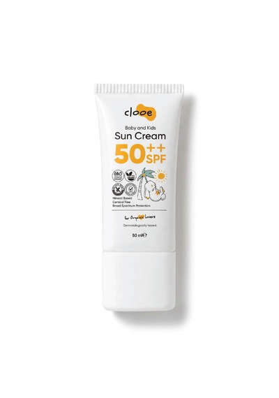 Clooe Bebek Ve Çocuk Güneş Kremi Spf 50 50 Ml