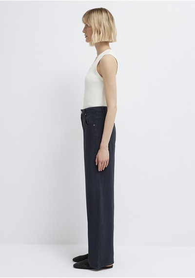 Mavi - Lacivert Keten Pantolon 1011267-86952