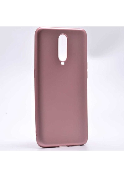 Oppo Rx17 Pro Kılıf Zore Premier Silikon Kapak Rose Gold