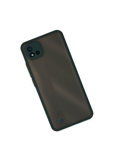 Realme C11 2021 Uyumlu Kılıf Montreal Silikon Kapak - Yeşil