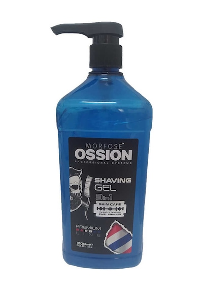 Ossion Premium Traş Jeli 3 İn 1 1000 Ml